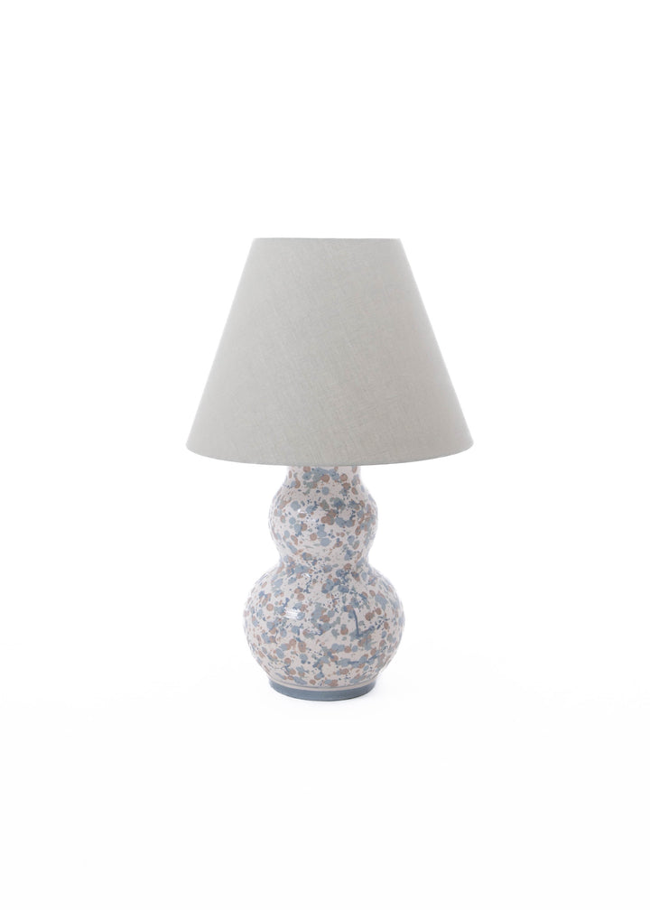 Speckled Double Gourd Lamp & Shade