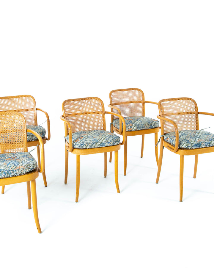 Set of five (5) Bentwood Dining Chairs